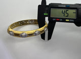 Milano - 18K Yellow Gold Diamond Insert
