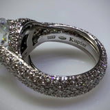 Verdi Verdi Micro-Pavé 18kwg Engagement Ring (Mounting Only) - Kupfer Jewelry - 4
