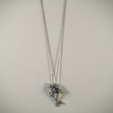 Kupfer Jewelry Diamond and Sapphire Dolphin Pendant - Kupfer Jewelry - 2